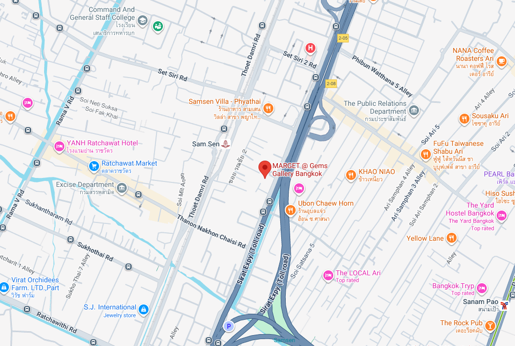 Gems Gallery Bangkok location map