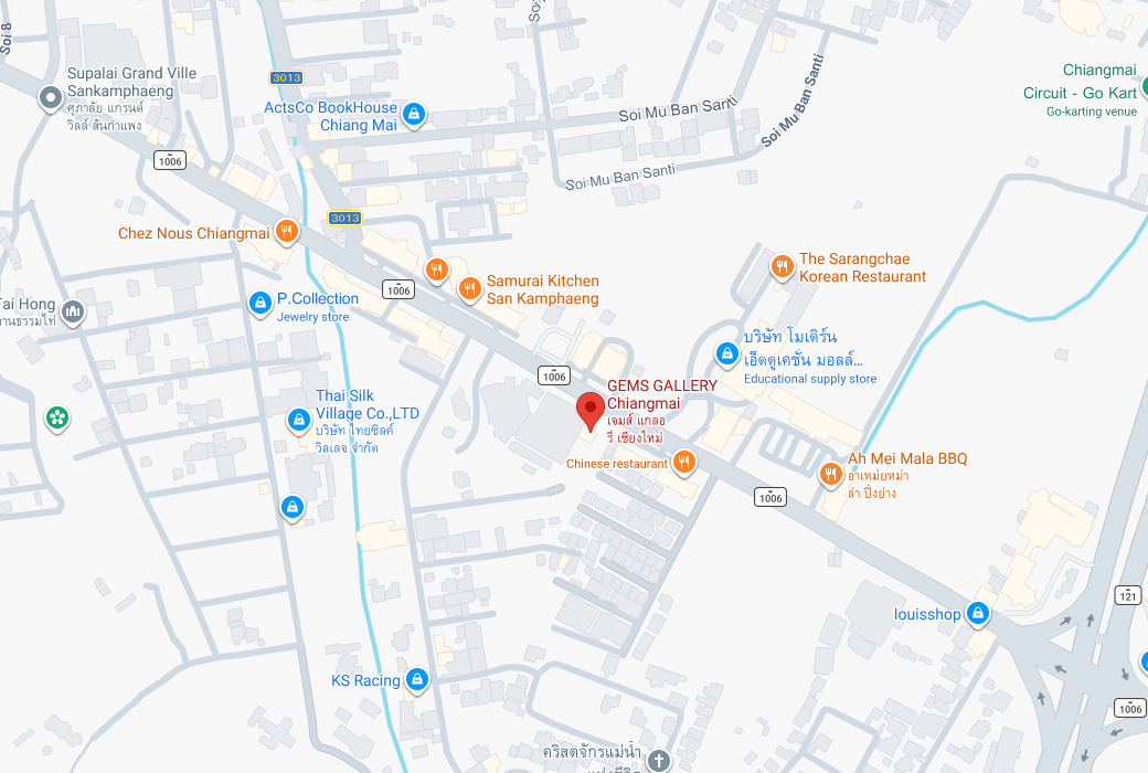 Gems Gallery Chiang Mai location map